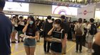 No Right Eye protest against police brutality in Hong Kong