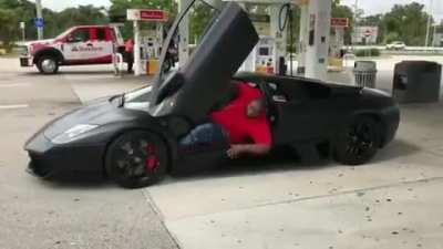 How to get out of your Lambo without really dieting