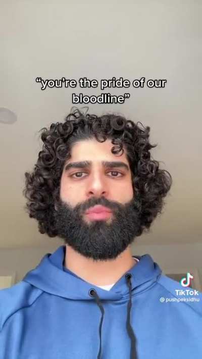 Man with the genes Gilgamesh himself shows the loving nature of Indian parents.