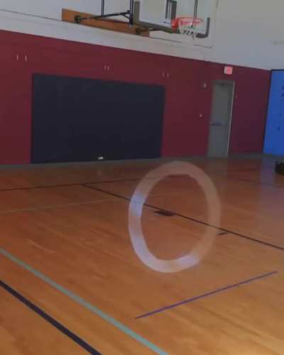 A smoke ring gun