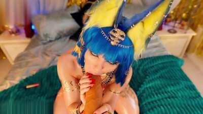Ankha cosplay by me ;3 (Sonya Vibe)