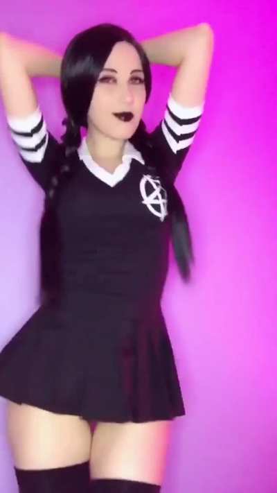 molec<wbr>ulara<wbr>gatha as Wednesday Addams