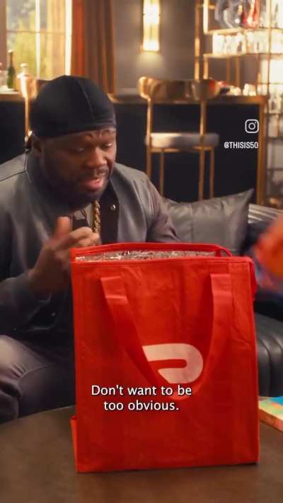 Next level troll display from 50 for the door dash commercial 🤣