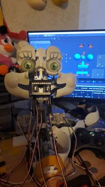 Thought I might share this animation test for my Circus Baby animatronic