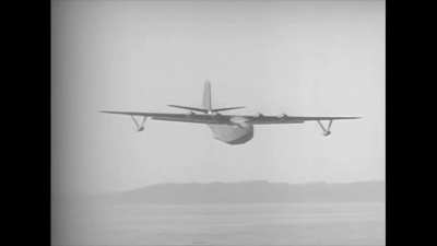 Christening and first flight of the first production Martin JRM Mars 