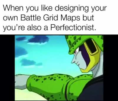 Makes sense that DBZA Perfect Cell is a perfectionist.