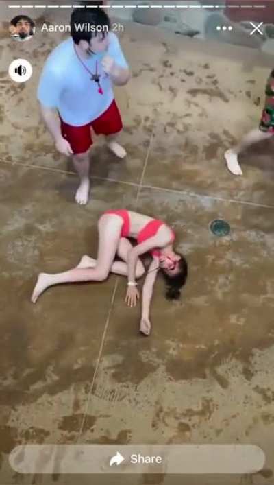 Kerfuffle at the pool
