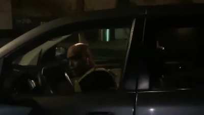 Antifa in Portland try to fuck with a black guy who is just sitting in his car minding his own business. he takes them on one against 20 and they back down. Then once the danger is gone they act tough on video and mock him