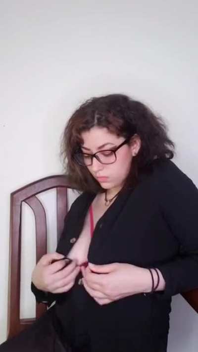 POV: your goth GF does a titty drop after ignoring you for an hour at a bar [OC]