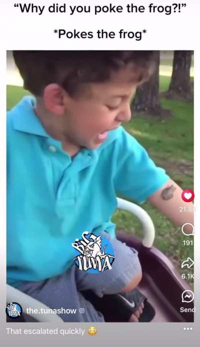 Fucking kids, dude 🤦🏻‍♀️😂