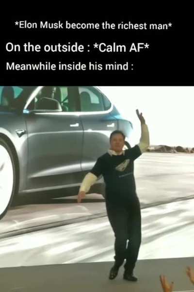 He's so happy