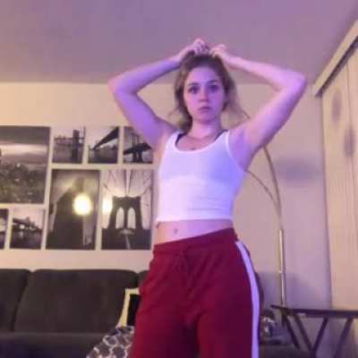 Brec Bassinger Dancing in a Tank Top