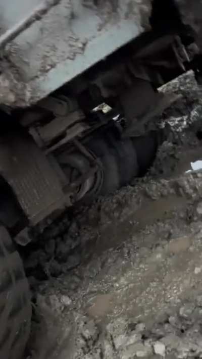When you get stuck in mud