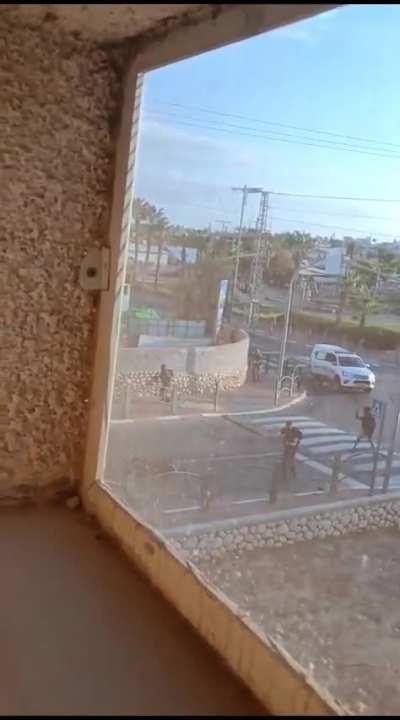Israeli police fighting hamas militants in Sderot in southern israel 7/10 2023