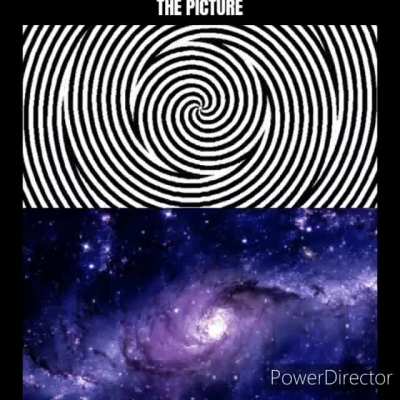 Stare at the spiral for 20 seconds then stare at the picture below it