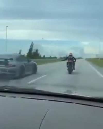 He was lucky.