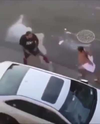 Angry woman uses 