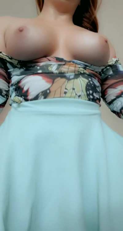 Can you imagine these big perky tits as I ride you?
