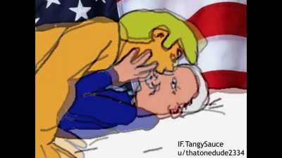 Biden winning the election circa 2020