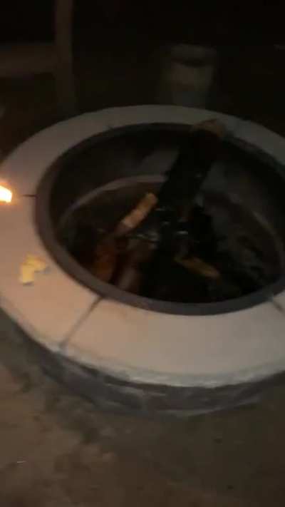 I was the camera man but my buddy put about a gallon of fuel in there from their two stroke, it was pretty hot