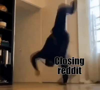 I'm just used to it at this point.