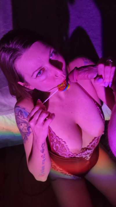 This blowjob was extra sweet