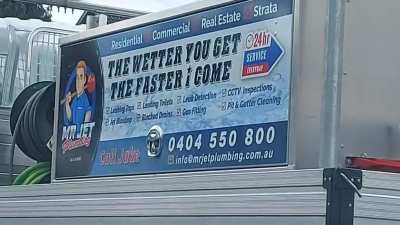 Advertising at it's finest. (Western Sydney, NSW)