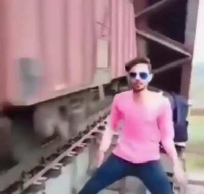 Dancing too close to a moving train