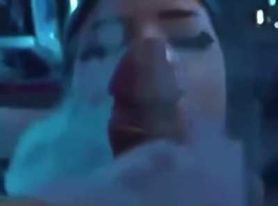 She’s so addicted to my dick and her vape