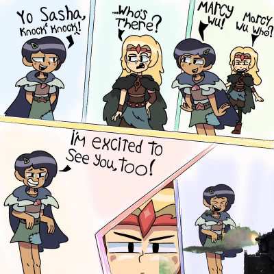 Marcy's got jokes!