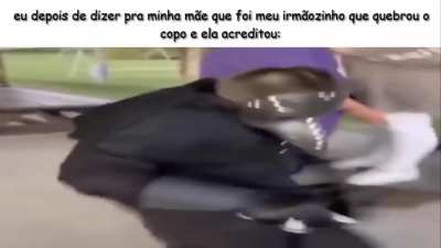 ainda bem q não tenho irmão kkk