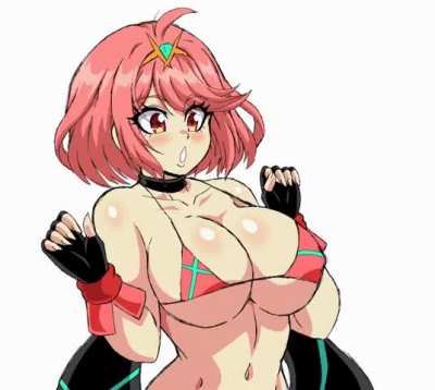 Pyra's bouncing melons