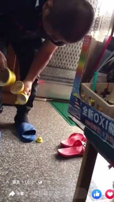 The grandpa didn’t see that coming