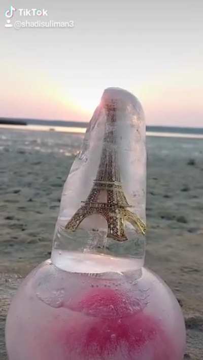 From my TIKTOK nice sunset with tower eiffel
