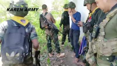 Footage showing the Lion Battalion in combat with Myanmar Junta forces, Unknown Location (Mon State?) (Late November)