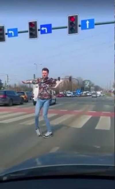 Just an another normal day at traffic lights.