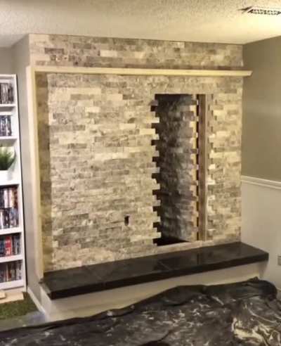 Secret brick door