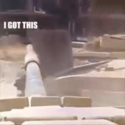 Man was just helping out his friend