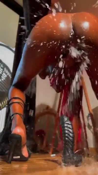 Ebony squirt orgasm Hardcore 2
