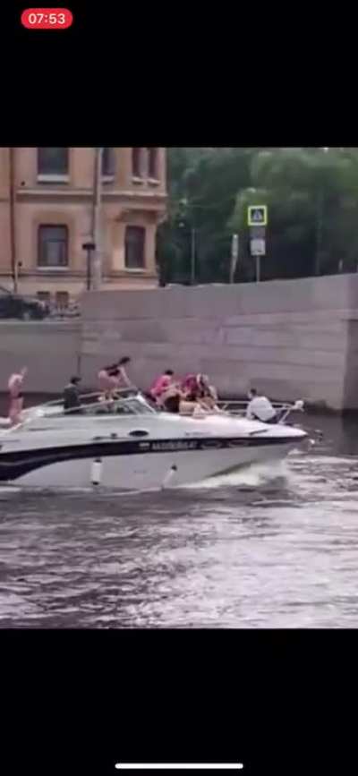 Idiot on a boat.