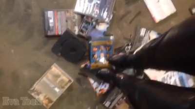 Evateen stomps DVDs