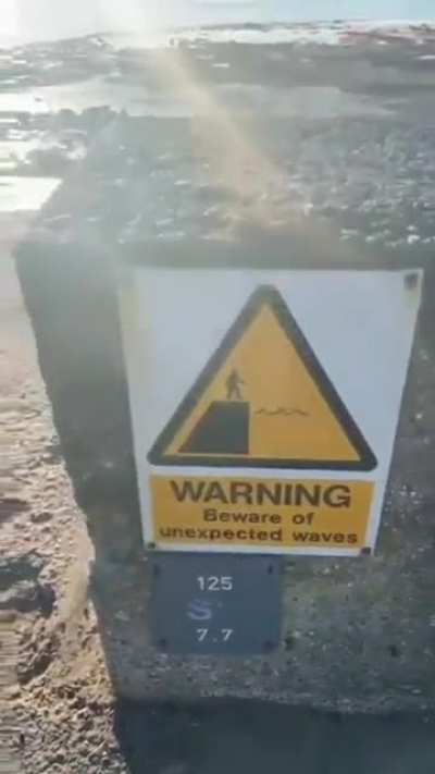 Utmost preparation is needed for the dangerous waves