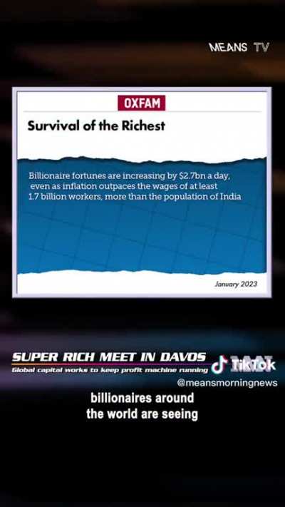 This is exactly why everyones revolting / striking all over the world, we had enough.