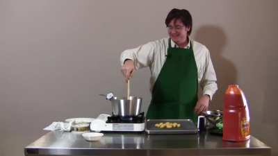 WCGW deep frying gnocchi