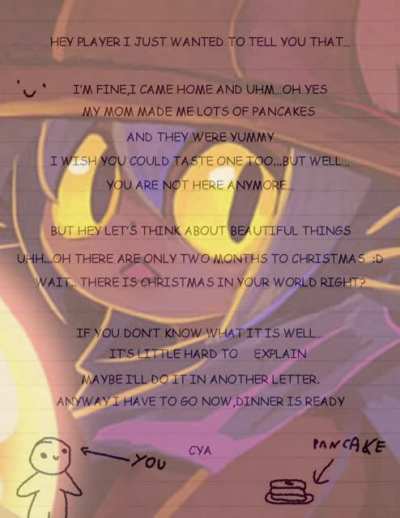 A letter from Niko (sorry for the pronunciation...i am not english but i tried my best,what do you think about the voice btw?)