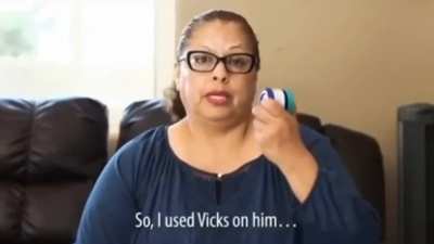 She saw a child crying..