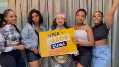 While people march in the streets: Jacob Zuma's children