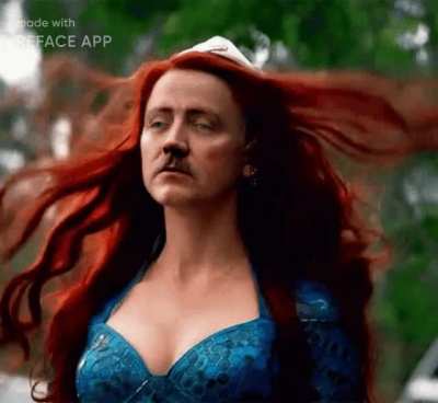 Footage of her without makeup