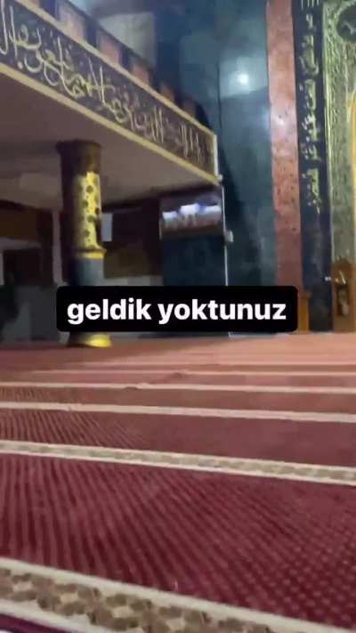 Geldik yoktunuz
