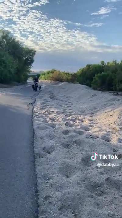 “You’re on the wrong side of the road!”